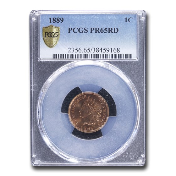 1889 Indian Head Cent PR-65 PCGS (Red) 1889 Indian Head Cent PR-65 PCGS (Red)